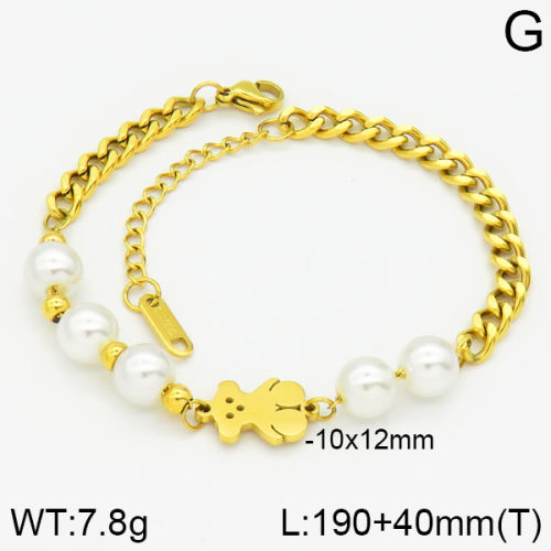 SS Bear Bracelets  TB2000132abol-434