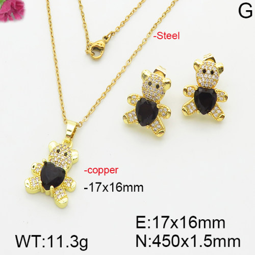 Fashion Copper Bear Sets  TS5000134bhbl-J127