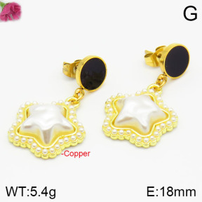 Fashion Copper Earrings  F2E300153ahjb-J48