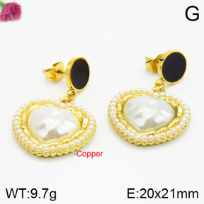 Fashion Copper Earrings  F2E300154ahjb-J48