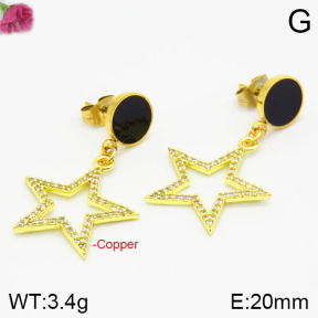 Fashion Copper Earrings  F2E400332ahjb-J48
