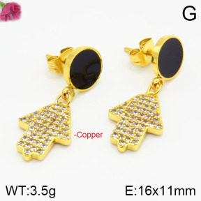 Fashion Copper Earrings  F2E400335bhia-J48