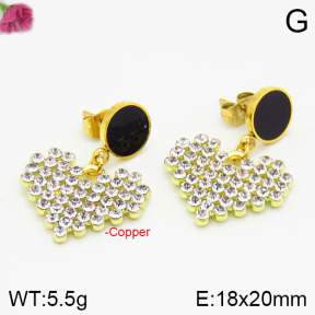 Fashion Copper Earrings  F2E400337ahjb-J48