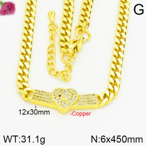 Fashion Copper Necklace  F2N400358ahlv-J22