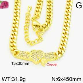 Fashion Copper Necklace  F2N400359ahlv-J22
