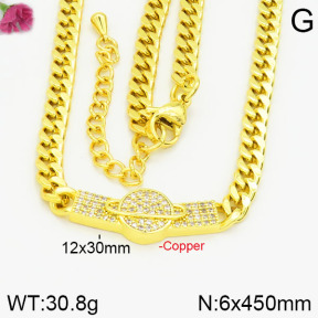 Fashion Copper Necklace  F2N400361ahlv-J22