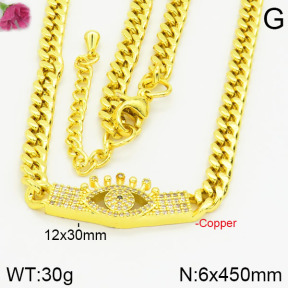 Fashion Copper Necklace  F2N400364ahlv-J22