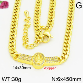 Fashion Copper Necklace  F2N400365ahlv-J22