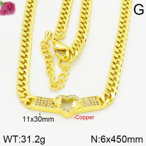 Fashion Copper Necklace  F2N400366ahlv-J22