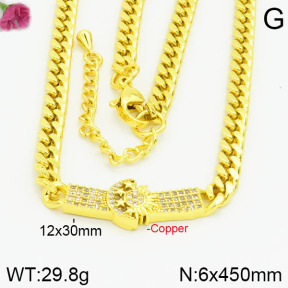 Fashion Copper Necklace  F2N400368ahlv-J22