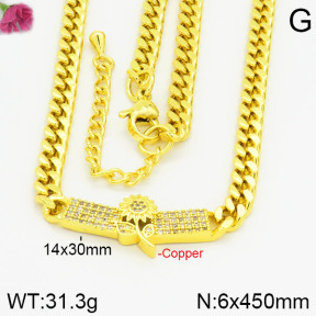 Fashion Copper Necklace  F2N400369ahlv-J22