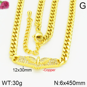 Fashion Copper Necklace  F2N400372ahlv-J22