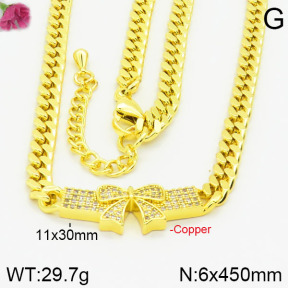 Fashion Copper Necklace  F2N400375ahlv-J22