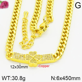 Fashion Copper Necklace  F2N400376ahlv-J22