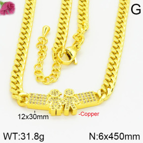 Fashion Copper Necklace  F2N400377ahlv-J22