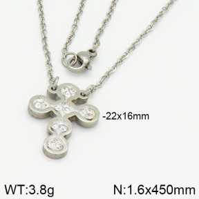 Stainless Steel Necklace  2N4000667ablb-212