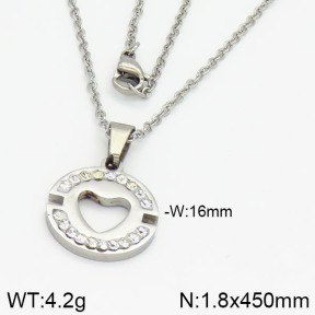 Stainless Steel Necklace  2N4000673ablb-212
