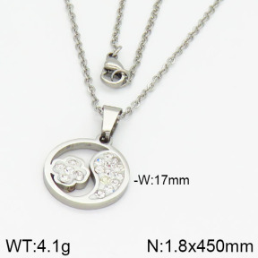 Stainless Steel Necklace  2N4000674ablb-212