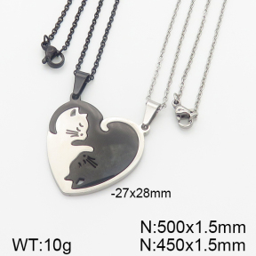 Stainless Steel Necklace  5N2001002bbml-698