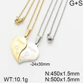 Stainless Steel Necklace  5N2001021bbml-698