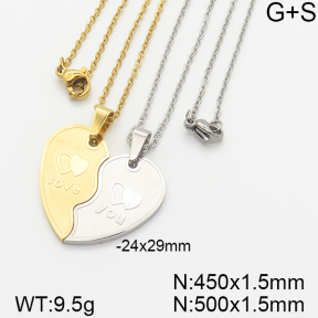 Stainless Steel Necklace  5N2001022bbml-698