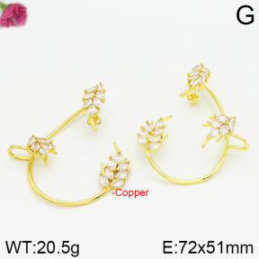 Fashion Copper Earrings  F2E400378biib-J111