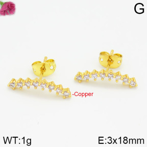 Fashion Copper Earrings  F2E400394bbov-J111