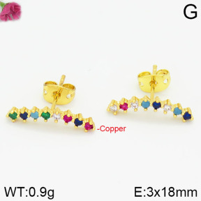 Fashion Copper Earrings  F2E400395bbov-J111