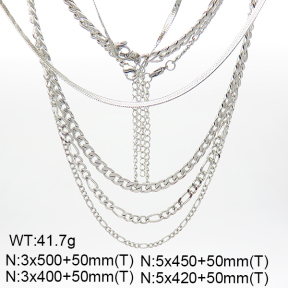 Stainless Steel Necklace  6N2003345vhnl-908