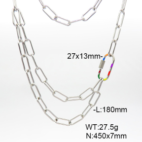 Stainless Steel Necklace  6N2003352ahjb-908