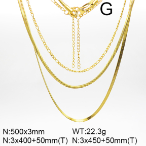 Stainless Steel Necklace  6N2003366vhnl-908