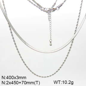 Stainless Steel Necklace  6N2003377bbov-908