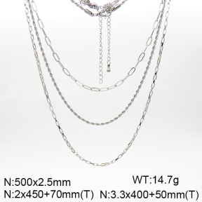 Stainless Steel Necklace  6N2003379bhbl-908