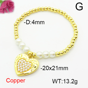 Fashion Copper Bracelet  F6B300667bbml-L024