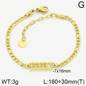 Stainless Steel Bracelet  2B2001003vbmb-635