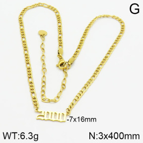 Stainless Steel Necklace  2N2001116vbnl-635
