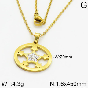 Stainless Steel Necklace  2N4000651vbnl-666