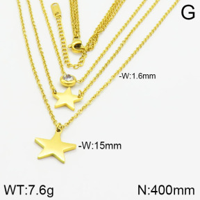 Stainless Steel Necklace  2N4000699ahjb-635