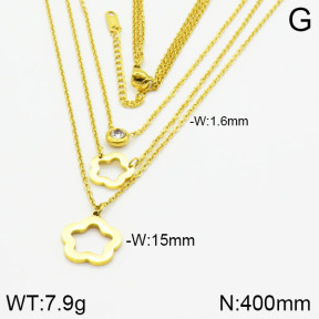 Stainless Steel Necklace  2N4000700ahjb-635