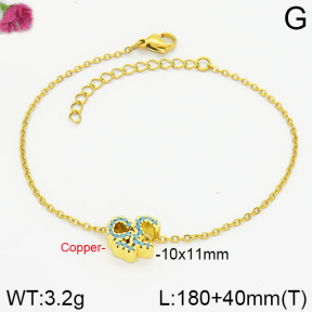 Fashion Copper Bracelet  F2B400510bbov-J111