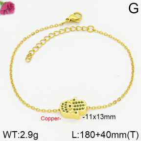 Fashion Copper Bracelet  F2B400524vbnb-J111