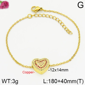 Fashion Copper Bracelet  F2B400540bbov-J111