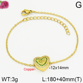 Fashion Copper Bracelet  F2B400542bbov-J111