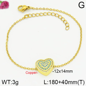 Fashion Copper Bracelet  F2B400545bbov-J111