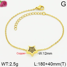 Fashion Copper Bracelet  F2B400555vbnb-J111