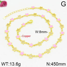 Fashion Copper Necklace  F2N300024aija-J111