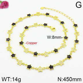 Fashion Copper Necklace  F2N300027aija-J111