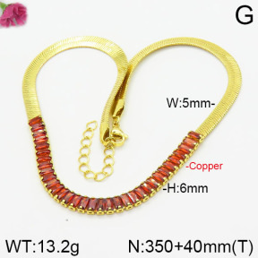 Fashion Copper Necklace  F2N400385vhkb-J111