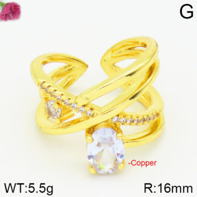 Fashion Copper Ring  F2R400553bhva-J111