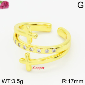 Fashion Copper Ring  F2R400557bbov-J111